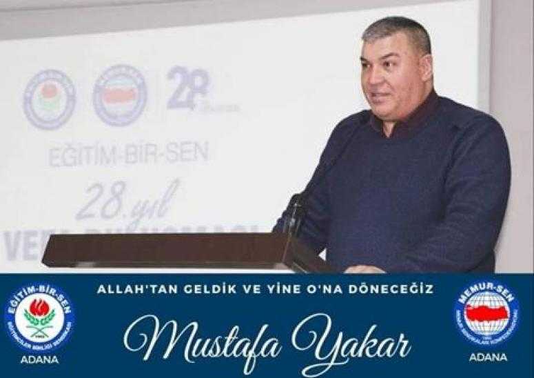 Mustafa Yakar hocamız rahmeti rahmana kavuştu