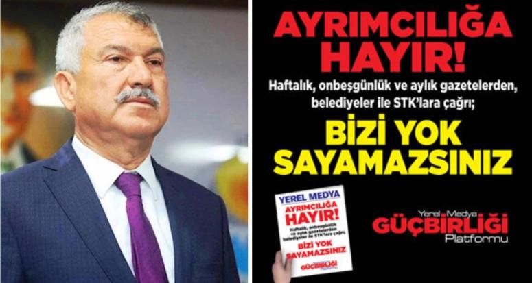 Yerel Medya Güç Birliği Platformu'ndan  Adana Büyükşehir Belediyesi'ne 