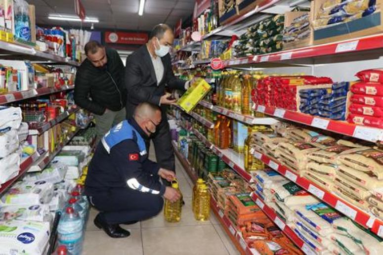 Pozantı Zabıtasından Yağ Stoku Denetimi