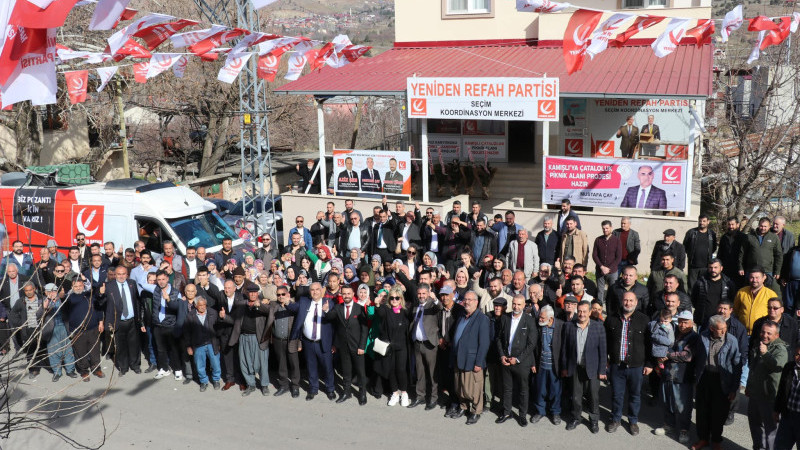 BAŞKAN ÇAY KAMIŞLI'DA SKM BİNASI AÇTI