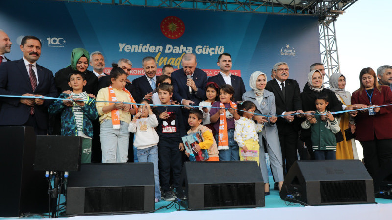 CUMHURBAŞKANI ERDOĞAN’DAN BAŞKAN ÖNTÜRK’E ÖVGÜ : “HATAY’I EMİN ELLERE TESLİM ETTİK”