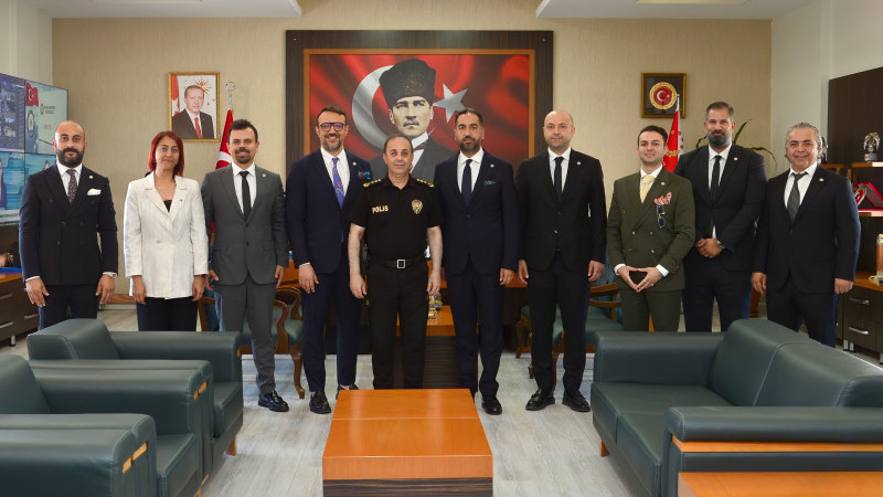 Çukurova GİAD yönetimi, Emniyet Müdürü Arıkan’ı ziyaret etti 