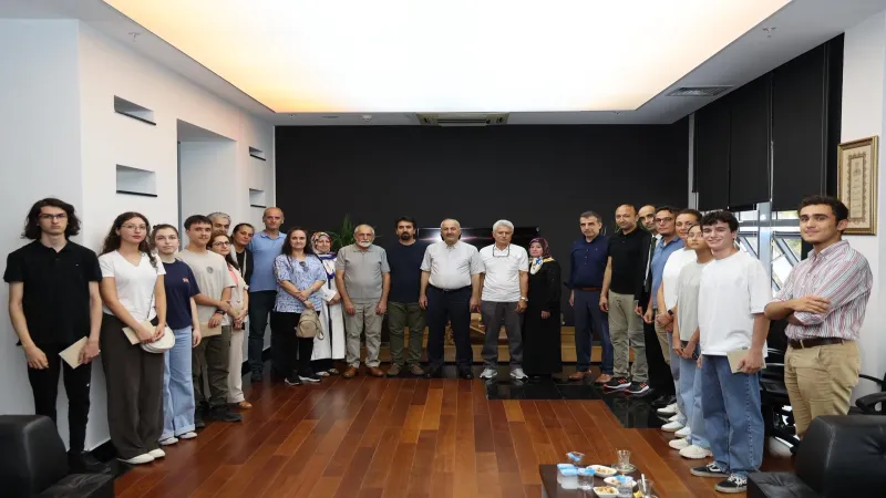 Başkan Büyükgöz, YKS başarılılarını ağırladı