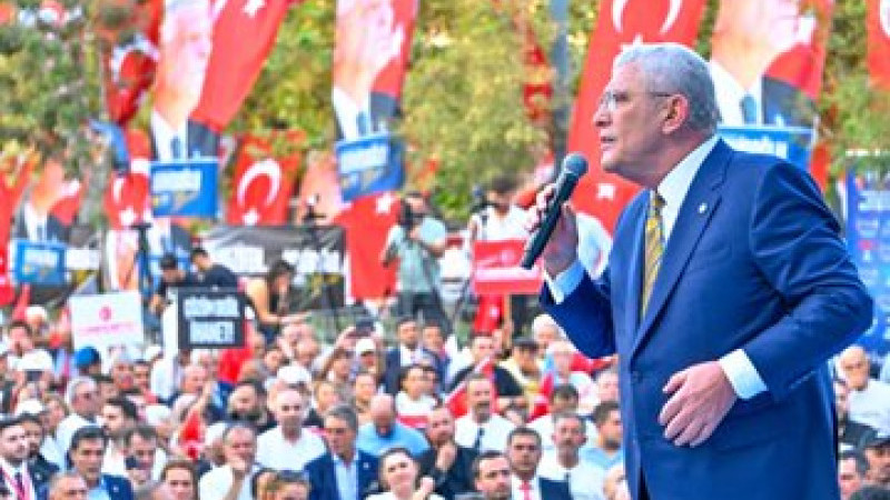 Dervişoğlu, Mersin’de “Birinci Vazifen Mitingi”nde konuştu: Saray’dan partiler dizayn ediliyor