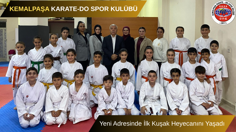 Kemalpaşa Karate-Do Spor Kulübü Yeni Yuvasında İlk Kuşak Gururunu Yaşadı