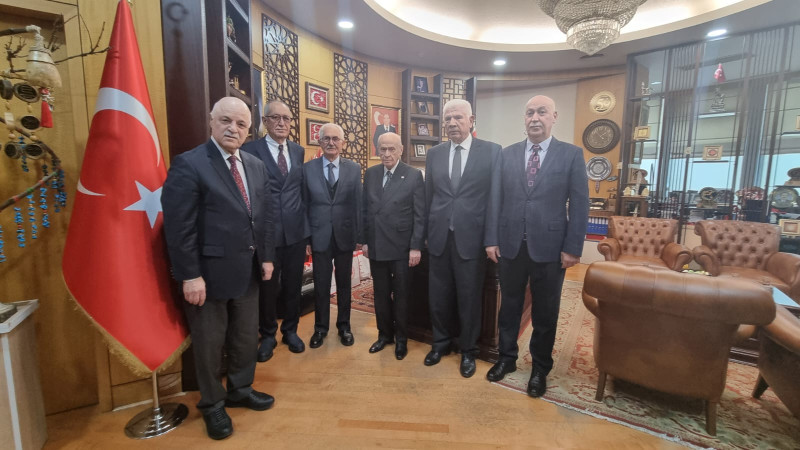 PARLAMENTERLER DERNEĞİ’NDEN MHP GENEL BAŞKANI DEVLET BAHÇELİ’YE ANLAMLI ZİYARET...