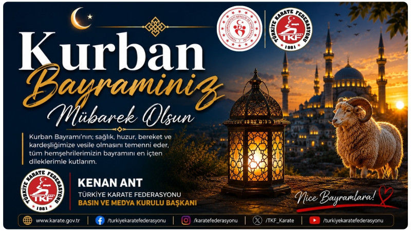 TKF BASIN VE MEDYA KURULU BAŞKANI KENAN ANT’TAN KURBAN BAYRAMI AÇIKLAMASI