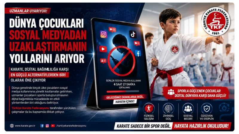 Karate, Dijital Bağımlılığa Karşı En Güçlü Alternatiflerden Biri Olarak Öne Çıkıyor