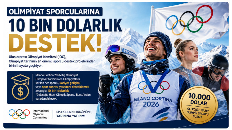 Olimpiyat Sporcularına 10 Bin Dolarlık Destek: IOC'den Tarihi Burs Programı