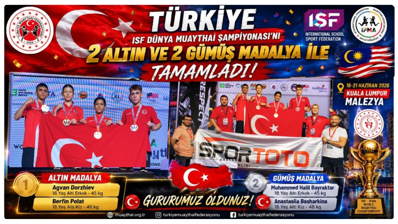 Türkiye, ISF Dünya Muaythai Şampiyonası'nı 2 Altın Ve 2 Gümüş Madalya İle Tamamladı