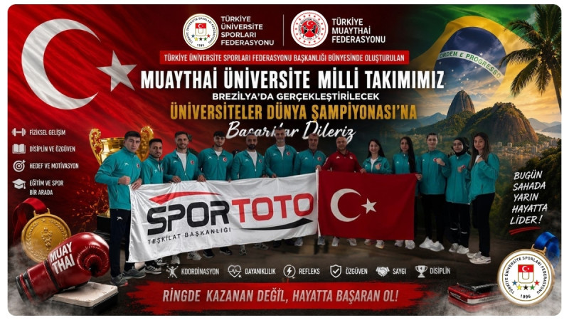MUAYTHAI ÜNİVERSİTE MİLLİ TAKIMIMIZ BREZİLYA YOLCUSU