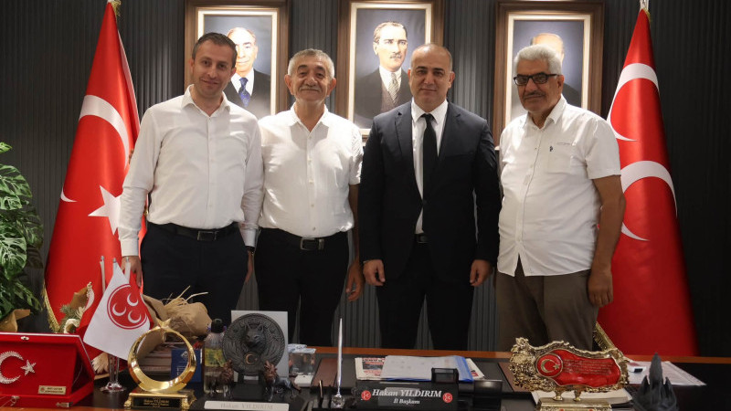 MHP Adana İl Başkanı Hakan Yıldırım’a Anlamlı Ziyaret: 