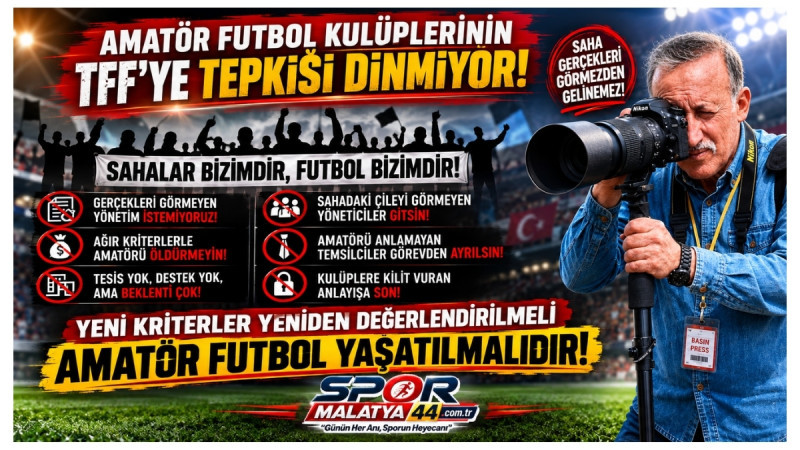 Amatör Futbol Kulüplerinin TFF’ye Tepkisi Dinmiyor: “Yeni Kriterler Yeniden Değerlendirilmeli”