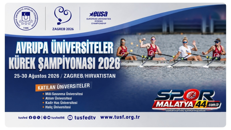 Avrupa Üniversiteler Kürek Şampiyonası Zagreb’de Başlıyor