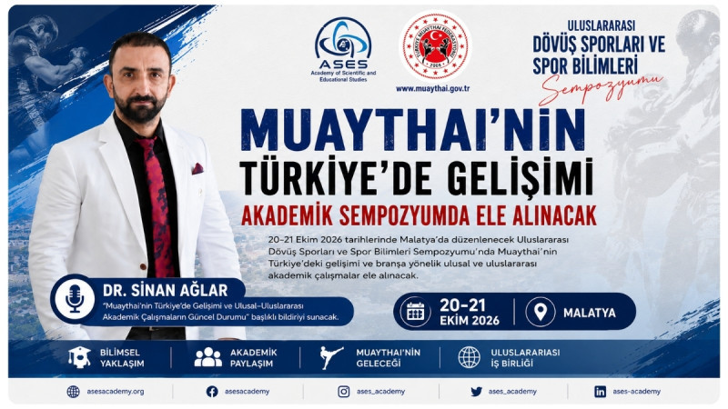 Muaythai’nin Türkiye’de Gelişimi Akademik Sempozyumda Ele Alınacak