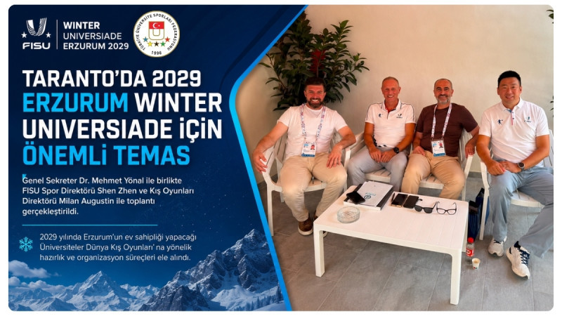 Taranto’da 2029 Erzurum Winter Universiade İçin Önemli Temas