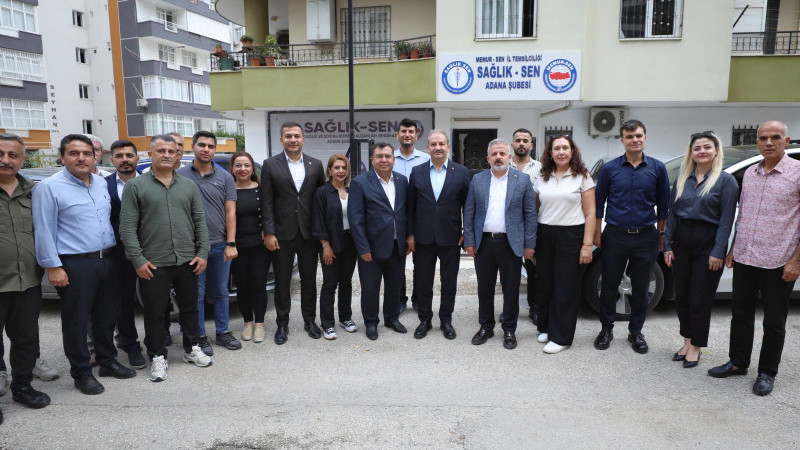 SAĞLIK SEN GENEL BAŞKANI DOĞAN ADANA'DA 