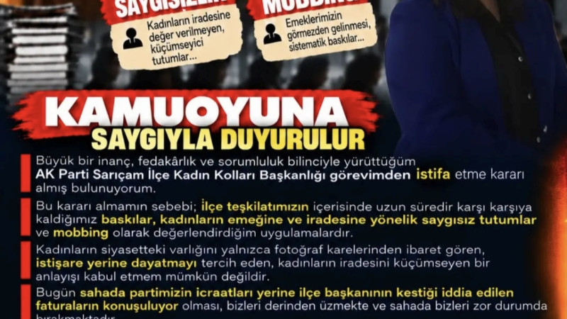 AK Parti Sarıçam İlçe Teşkilatında 