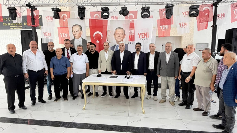 YENİ PARTİ HASSA’DA MURAT GÖÇER DÖNEMİ BAŞLADI: KONGREYE DEV KATILIM!