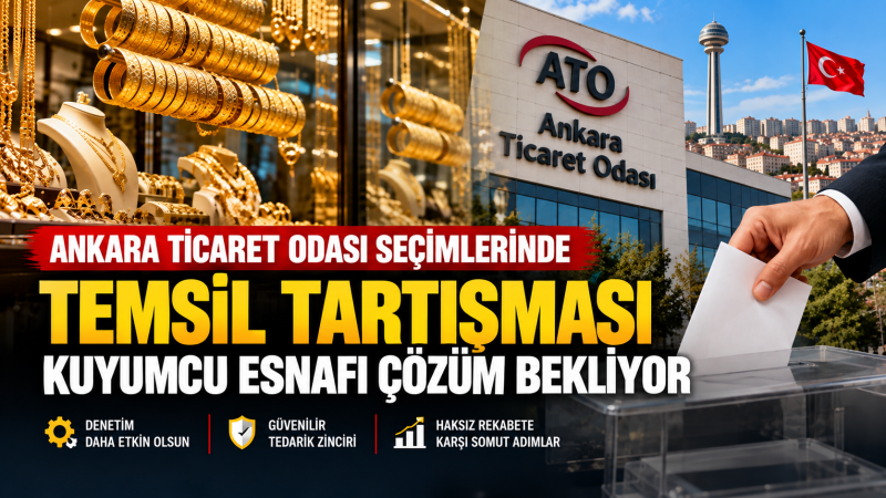 Ankara Ticaret Odası Seçimlerinde Temsil Tartışması: Kuyumcu Esnafı Çözüm Bekliyor