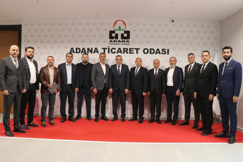 AOSB YÖNETİMİ, ADANA TİCARET ODASI’NDA