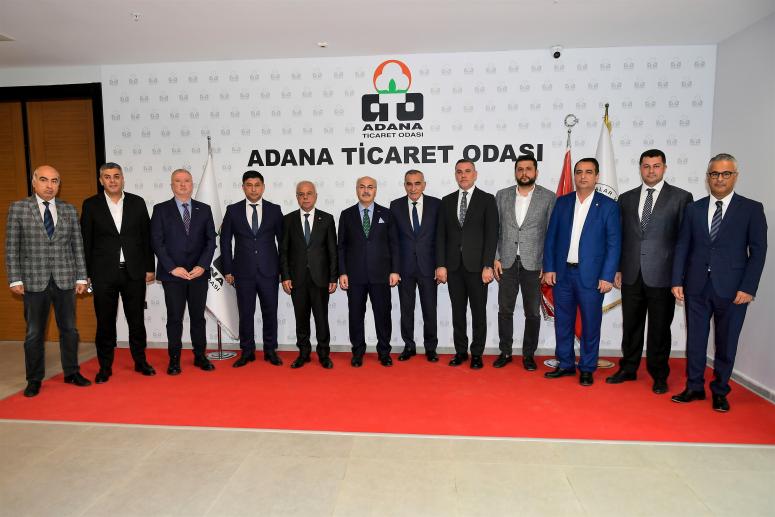 VALİ KÖŞGER’DEN ADANA SANAYİ ODASI İLE ADANA TİCARET ODASINA ZİYARET