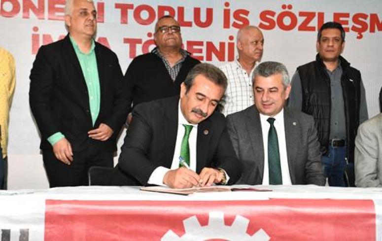 Çukurova Belediyesi ile DİSK Genel-İş Sendikası TİS imzaladı