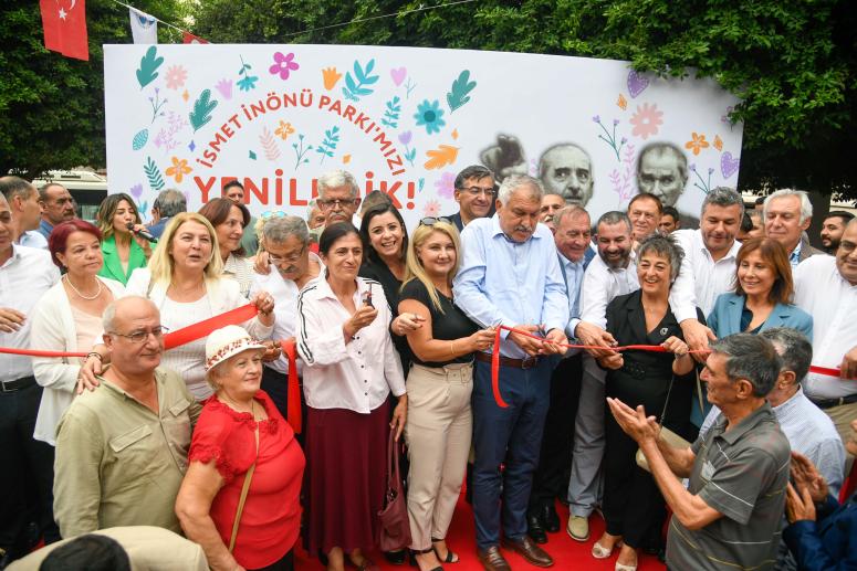 İnönü Parkı yenilendi, adına yakışır halde halkın hizmetine açıldı