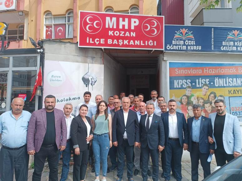 MHP Kozan’da bayrak Şerif Köşeli’de