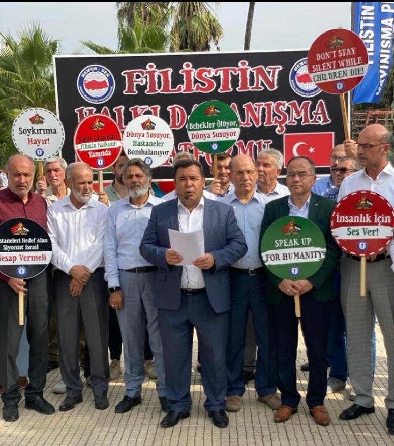 ADANA’DA FİLİSTİN HALKI İLE DAYANIŞMA  PLATFORMU KURULDU