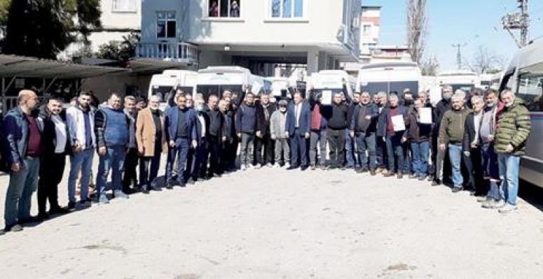 TOPEL MOTORLU TAŞIT  KOOPERATİFİNDEN GÜZERGAH İSYANI