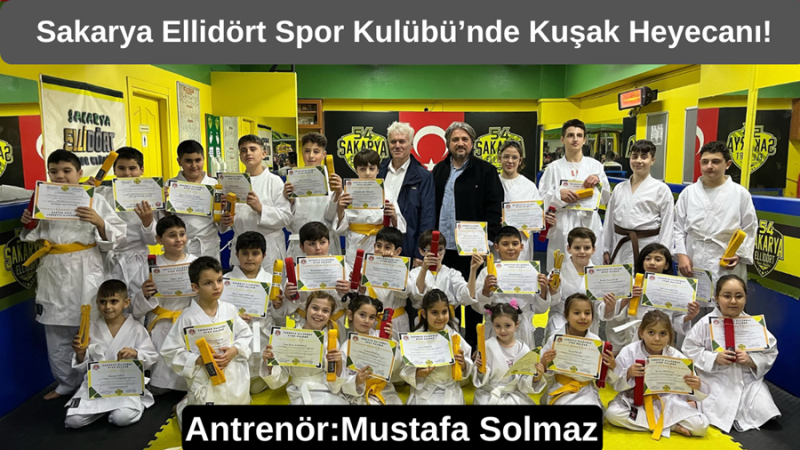 Sakarya Ellidört Spor Kulübü’nde Karateciler Kemer İçin Ter Döktü