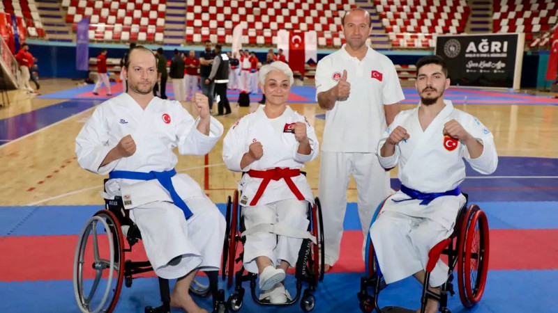 TÜRKİYE PARA KARATE MİLLİ TAKIMI, AVRUPA'DA 4'TE 4 YAPMA PEŞİNDE