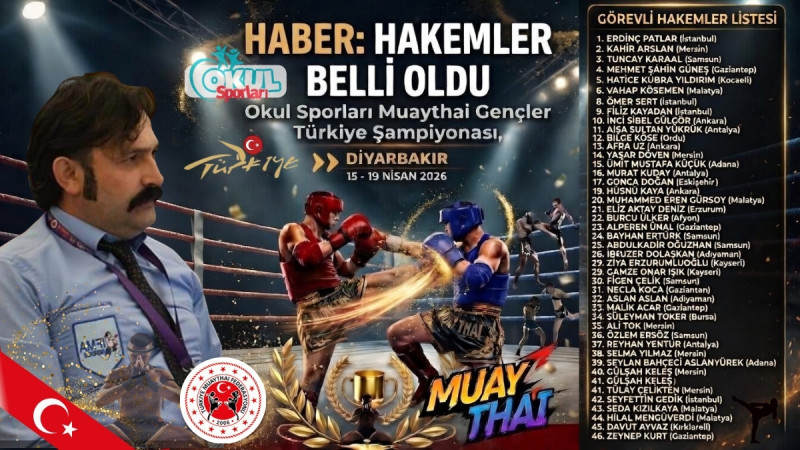 DiYARBAKIR’DA MUAYTHAI HEYECANı BAŞLıYOR: TÜRKiYE ŞAMPiYONASı’NA GERi SAYIM!