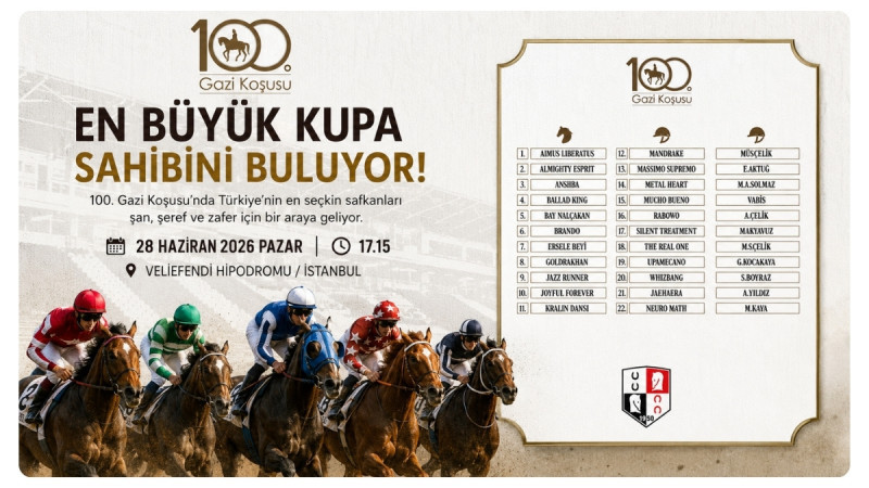 En Büyük Kupanın Sahibi 100. Gazi Koşusu'nda Belli Oluyor