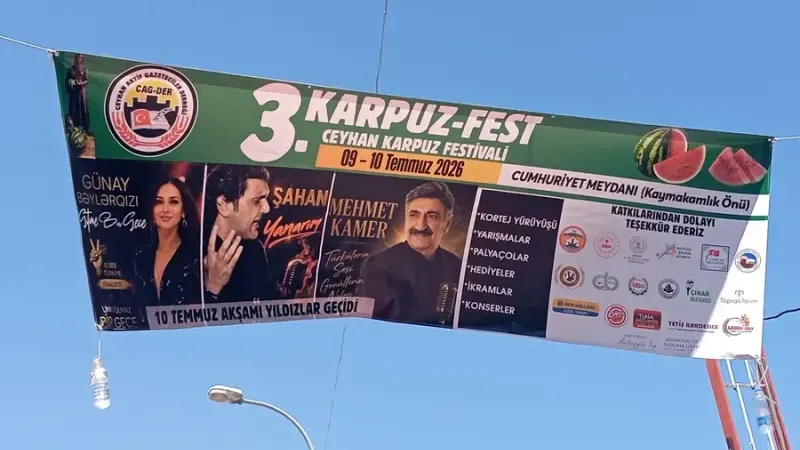 Ceyhan’da Festival Hareketi: 3. Karpuz Festivali İçin Hazırlıklar Hız Kazandı!