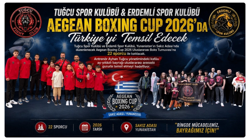 Tuğcu Spor Kulübü Ve Erdemli Spor Kulübü Aegean Boxing Cup 2026'Da Türkiye'yi Temsil Edecek