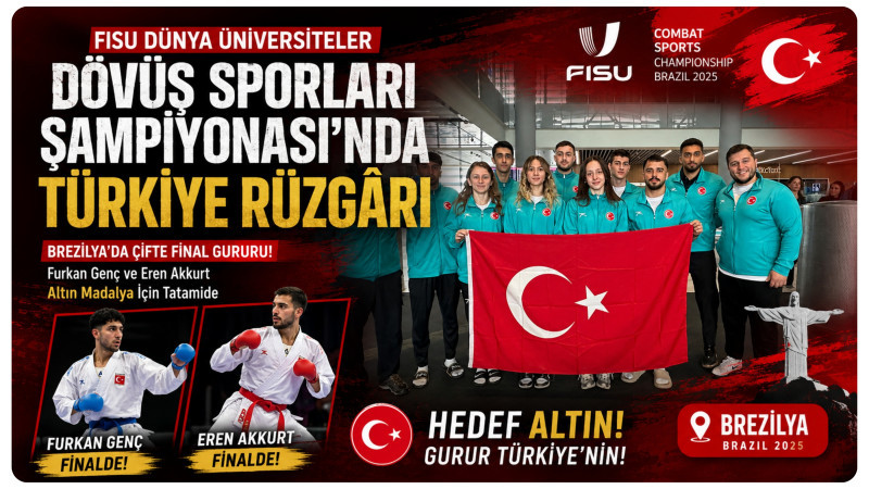 Brezilya'da Çifte Final Gururu! Furkan Genç ve Eren Akkurt Altın Madalya İçin Tatamide