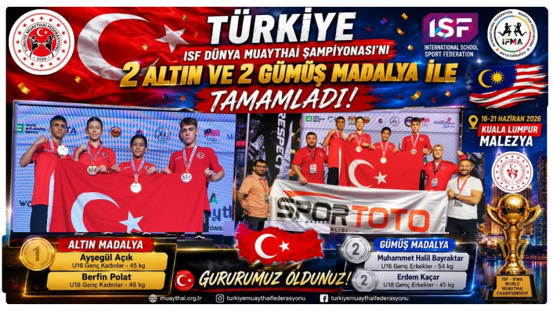 Türkiye, ISF Dünya Muaythai Şampiyonası'nı 2 Altın Ve 2 Gümüş Madalya İle Tamamladı