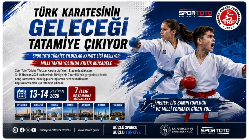 Spor Toto Türkiye Yıldızlar Karate Ligi Başlıyor: Milli Takım Yolunda Kritik Mücadele