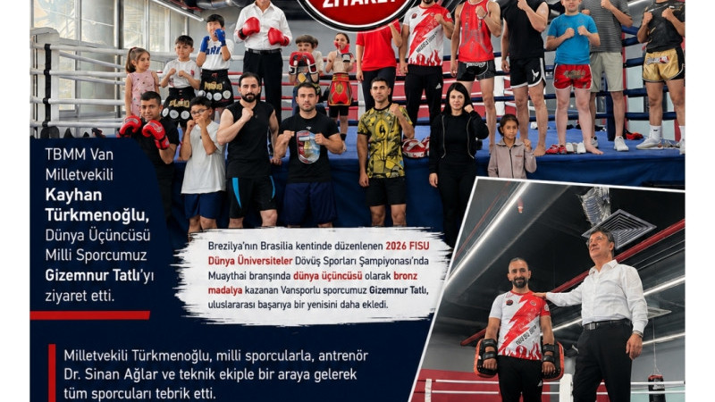 Dünya Üçüncüsü Milli Sporcuya TBMM Desteği! Kayhan Türkmenoğlu'ndan Anlamlı Ziyaret