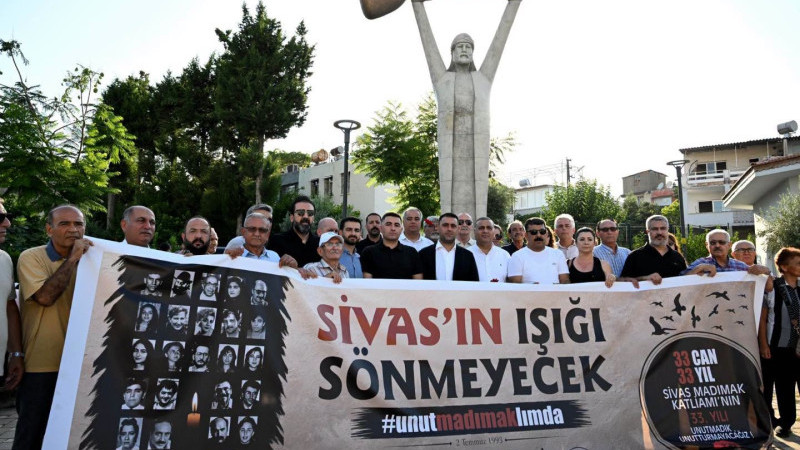 MADIMAK KATLİAMI 33. YILINDA MADIMAK PARKI’NDA ANILDI
