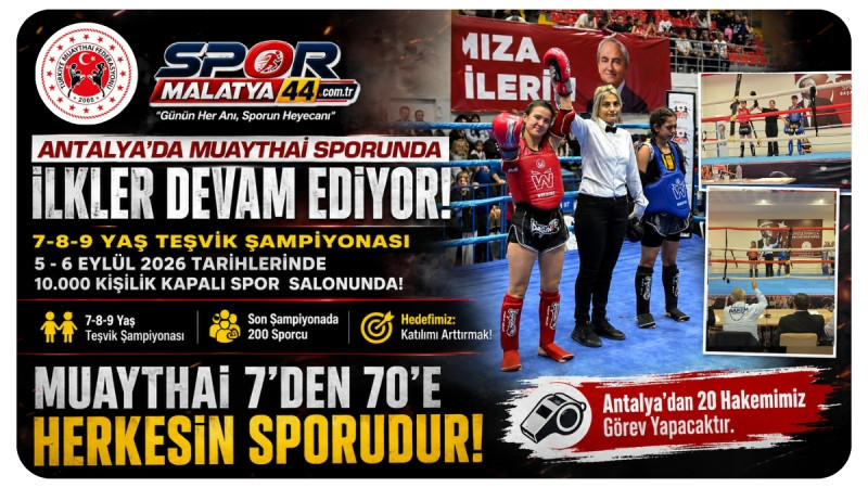 Antalya’da Muaythai Tarihinin Yeni Perdesi Açılıyor! 7’den 70’e Herkes İçin Büyük Buluşma