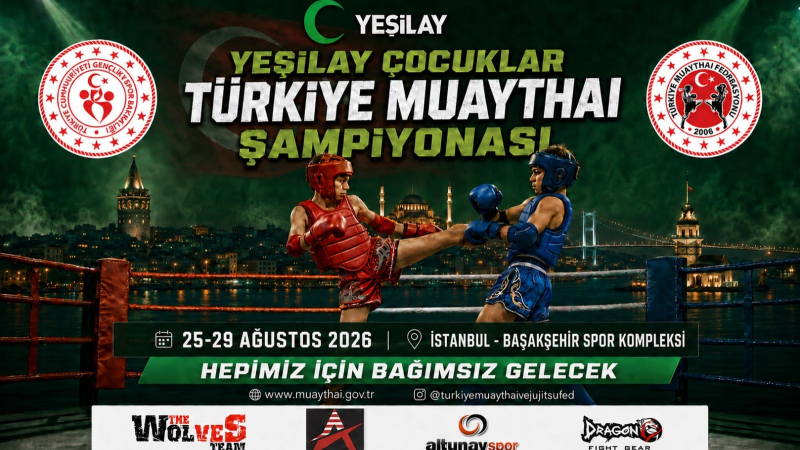 Yeşilay Çocuklar Muaythai Türkiye Şampiyonası İstanbul’da Başlıyor