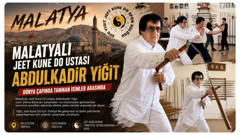 Malatyalı Jeet Kune Do Ustası Abdulkadir Yiğit, Dünya Çapında Tanınan İsimler Arasında