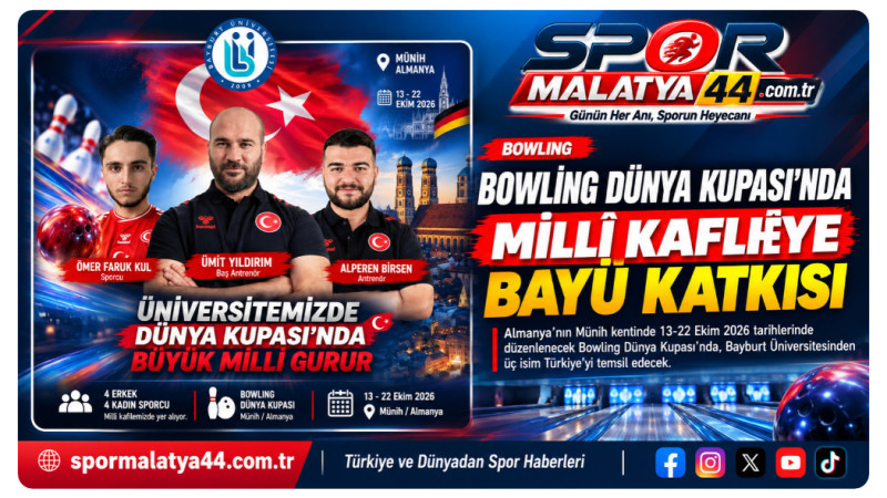 Bowling Dünya Kupası’nda Millî Kafileye BAYÜ Katkısı