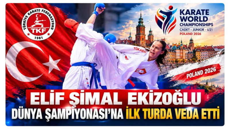 Elif Şimal Ekizoğlu Dünya Şampiyonası’na İlk Turda Veda Etti