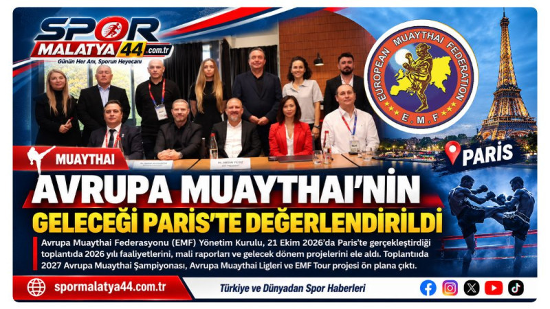 Avrupa Muaythai’nin Geleceği Paris’te Değerlendirildi
