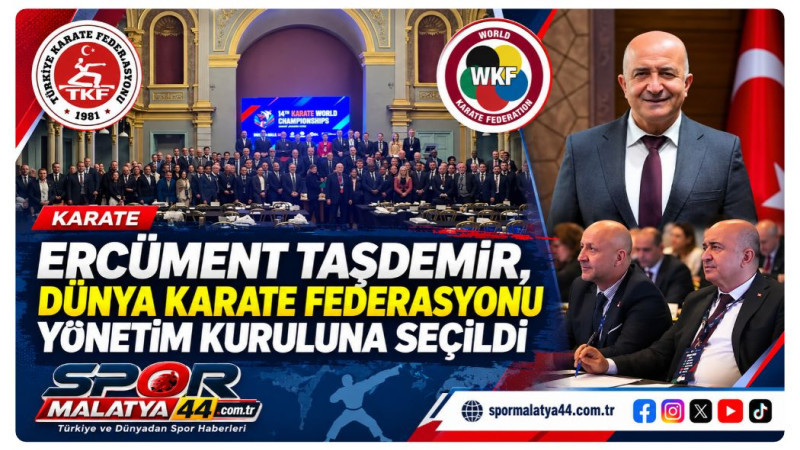 Ercüment Taşdemir, Dünya Karate Federasyonu Yönetim Kuruluna Seçildi