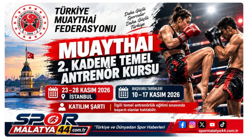 Muaythai 2. Kademe Temel Antrenör Kursu İstanbul’da Düzenlenecek